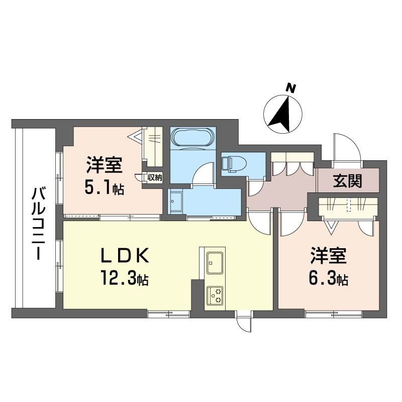 シャーメゾンステージ中野方南町 302号-6