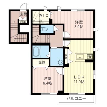 マストライフ一橋学園B 201号-15