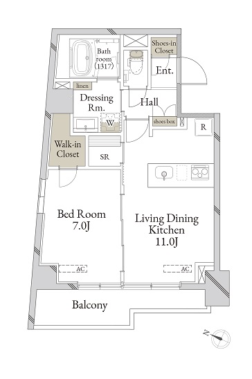 シャーメゾンステージ神楽坂301-2