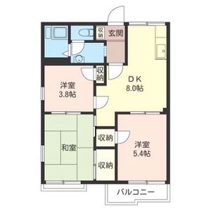 フラワ－コ－トクリハラ　Ａ 202号室