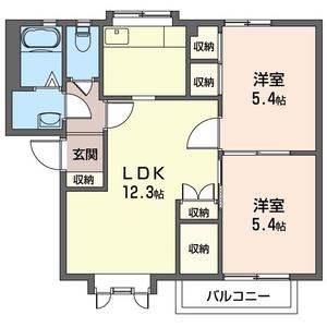 ヴェルドミ―ル　Ａ 105号室