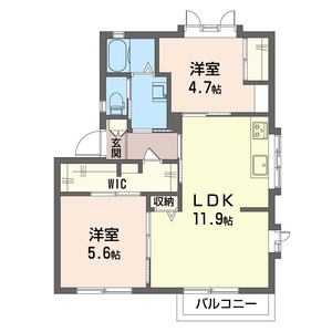 ヴェルドミ―ル　Ｂ 201号室