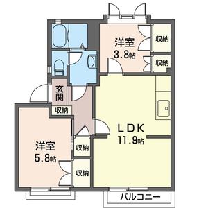 ヴェルドミ―ル　Ｂ 203号室