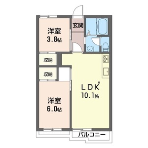 アーバンヒルズ　Ｂ 102号室