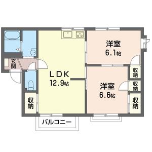 サンハイツフジ　Ⅰ 202号室