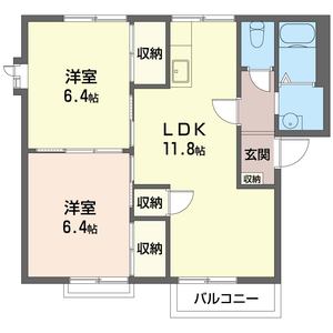 サンハイツフジ　Ⅱ 201号室