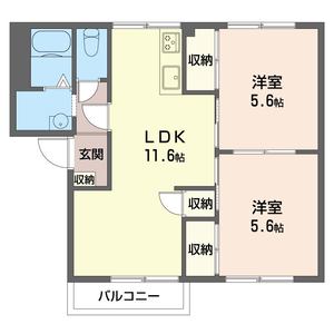 フレグランスＹ・Ｋ　Ⅰ 202号室