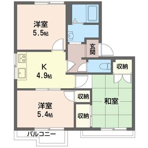 レオハイツ　Ｂ 203号-14