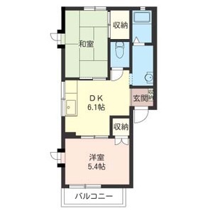 クレスト川向 201号室