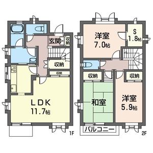 渡邊テラス　Ｃ 102号-2