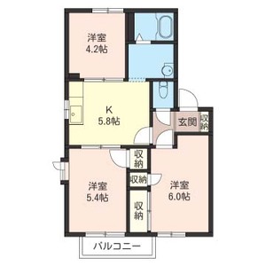 メゾンテルキ　Ｂ 202号室