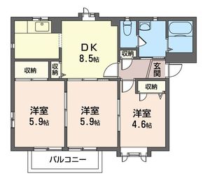 グリーンパレスＣ 202号室