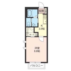 パーシモンＫ　Ⅳ 205号室