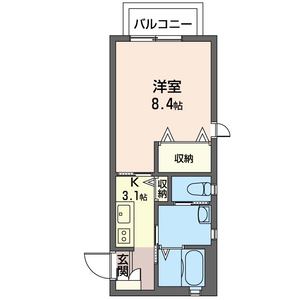 ＫＥＮ　ＣＲＥＳＴ 203号室