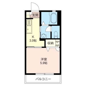 ジュネス　Ⅱ 102号室