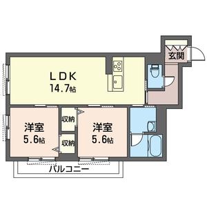 サニーガーデン　Ⅱ 102号室