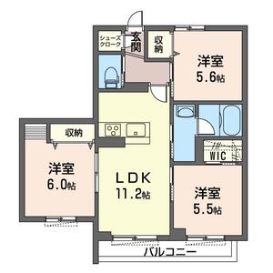 グリーンハイツ城山　Ｄ 202号室