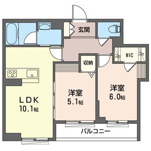 ルミエールテラス北久里浜 102号室