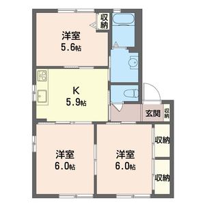 バリュージュ城山二番館 102号-3