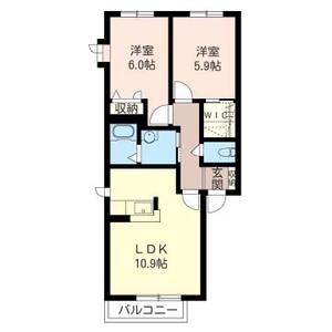 クレールアイ　Ａ 201号室