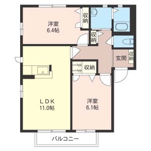 ソレーユ．Ｆ 201号室