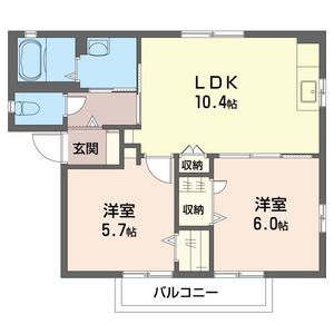 サニーフラットⅡ 201号室