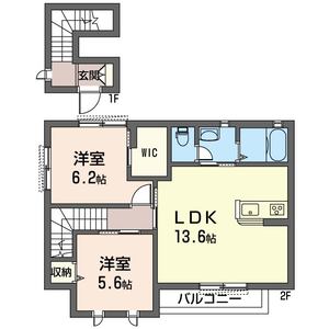 Ｖｉａ　Ｓｏｌｅ・Ｏ 201号室