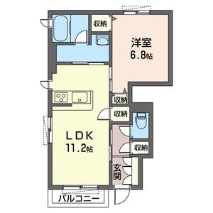 Ｌｏｇｅｍｅｎｔ　Ｌａ　Ｐｌｕｍｅ 101号室