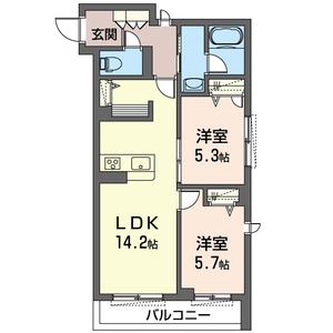 ラ・ルーム妻田西 201号室