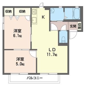 バリュージュ大上　Ａ 101号室
