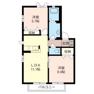 サンヒルズ　Ⅰ 202号室