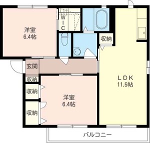 オークヒルズ　Ⅲ 202号室