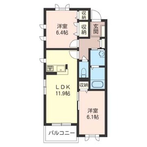 プリムヴェール 205号室