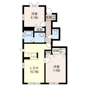 サウス　クレセオ 105号室