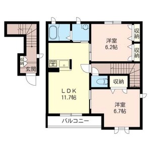 イーストガーデン　Ⅱ 202号室