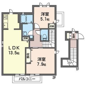 ヴィラツジ　Ｄ 201号室