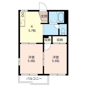 ジュネス石名坂　Ａ 203号室