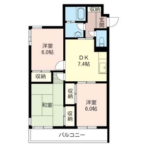 ヤマサコーポ 302号-16