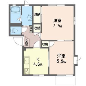ソシア高根　Ａ 102号-2