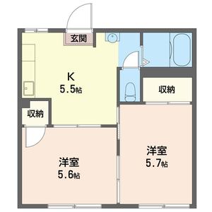 ヒルズマローネ一番館 101号-2