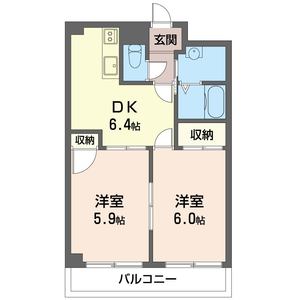 ヴェルディ白百合　Ａ館 203号室
