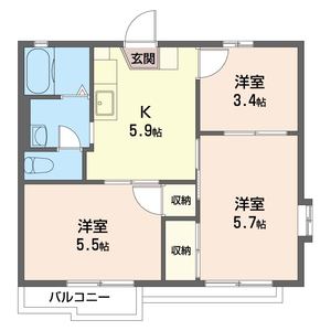 クレフォート小網代　Ｂ 201号室