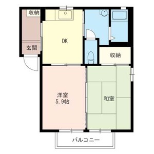 ハイツ大野屋　Ａ 202号室