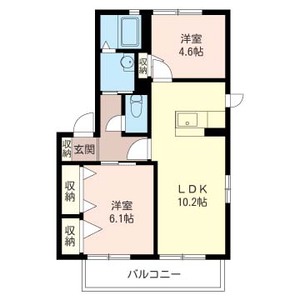 ピュアコーポ　Ⅱ 201号室