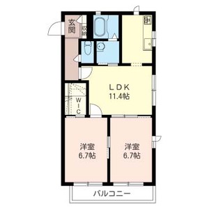サンシャドー　Ａ 201号室