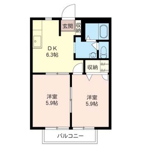 中野島ハウス　Ⅱ 102号室