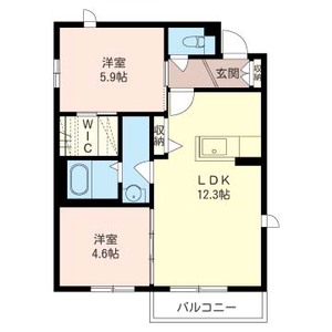 Ｓｈａ－Ｍａｉｓｏｎ　Ｗｉｓｔｅｒｉａ　Ⅲ 201号室