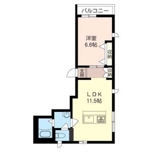 フーガ新百合 206号室