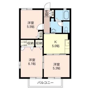 ピアリヴェール 203号室