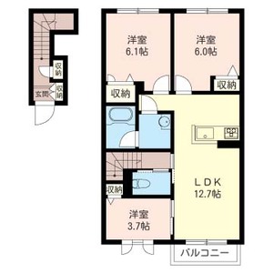 チェスナッツメゾンⅡ 202号室